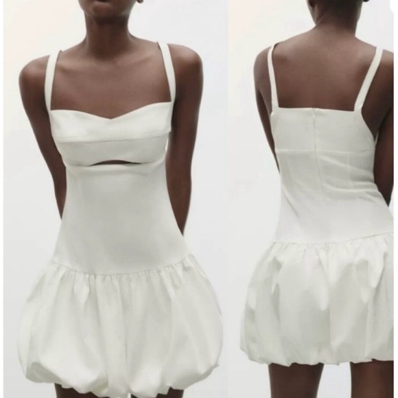 Zara White Mini Dress - Picture 5 of 13